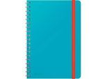 Collegeblock Leitz Cosy, DIN B5, kariert, spiralgebunden, 100 g/m² Papier, 80 Blatt, blau
