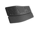 Logitech ERGO K860 for Business Tastatur, kabellos, Handgelenkauflage, 10 m Reichweite, graphit