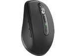 Logitech MX Anywhere Maus, kabellos, 8000 dpi, ergonomisch, für Rechtshänder, Bluetooth/2,4 GHz, graphit