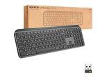 Logitech MX Keys for Business Tastatur, kabellos, 10 m Reichweite, Hintergrundbeleuchtung, 108 Tasten, Nummernblock, graphit