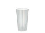 Trinkbecher Papstar, Mehrweg, 0,2 l, Ø 65 mm, mit Füllstrich & Stapelkante, unzerbrechlich, spülmaschinengeeignet, r, PP, transluzent, 10 Stück
