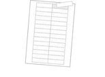 ORGATEX Kartoneinlagen Standard, weiss, 200 Stück, 27 x 75 mm