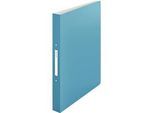 Leitz® Ringbuch Cosy, A4-Format, 2-Ring-Mechanik für bis zu 190 Blatt, mit Rückenschild, Polypropylen, blau