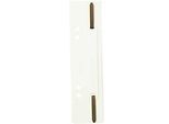 Heftstreifen Exacompta 426007B, Lochung 60 & 80 mm, L 150 x B 35 mm, Kunststoff & Metall, weiss, 250 Stück