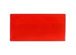 Etikettentasche Label PLUS, selbstklebend, 80x160, rot