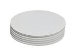 Moderationskarten, oval, 110 x 190 mm, 250 Stück, weiss