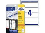 AVERY® Zweckform Ordner-Etiketten, ultragrip, 100 + 20 Stück