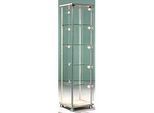 Stand-Präsentationsvitrine Forum II, B 430 x T 430 x H 1760 mm