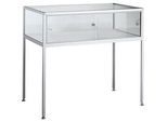 Stand-Präsentationsvitrine STV-35, B 1000 x T 600 x H 900 mm, Aluprofil