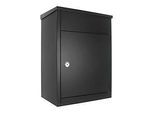 Rottner Paketbriefkasten Parcel Keeper 500, Wand-/Bodenmontage, für Pakete L 310 x B 290 x H 155 mm, Stahlblech pulverbeschichtet, schwarz