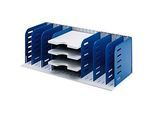 styro® Sortierstation Styrorac, 8 Trennwände + 3 Tablare, flexible Aufteilung, blau