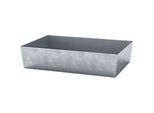 Paletten-Auffangwanne ASECOS, Stahl, 200 l Auffangvolumen, B 815 x T 1235 x H 255 mm, verzinkt