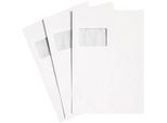 Schäfer Shop Genius Versandtaschen, Fenster, haftklebend, 90 g/m², DIN C4, 250 Stück, chlorfrei-weiss