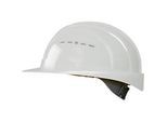 Schutzhelm EuroGuard I/79 4-G, Hochdruck-Polyethylen, DIN EN 397, weiss, mit 4-Punkt-Gurtband, Belüftung