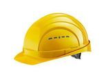 Schutzhelm EuroGuard I/79 4-G, Hochdruck-Polyethylen, DIN EN 397, gelb, mit 4-Punkt-Gurtband, Belüftung