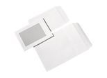 Versandtasche, C5, Papprückwand und Haftklebung, ohne Fenster, weiss, 250 St.