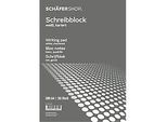 Schäfer Shop Pure Briefblock , DIN A4, 10 Stück, weiss