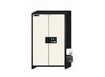 Sicherheitsschrank Typ 90 asecos Q-CLASSIC-90, Flügeltüren, Front Reinweiss, B 1193 x T 615 x H 1953 mm