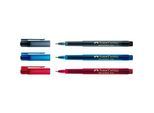 FABER-CASTELL Broadpen Document, 0,8 mm, schwarz, 10 St.