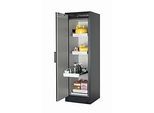 Sicherheitsschrank Typ 90 asecos Q-PEGASUS-90, Flügeltür mit Schliess-Automatik, Anschlag links, Front Reinweiss, B 599 x T 615 x H 1953 mm