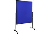 Moderationswand Legamaster PREMIUM PLUS klappbar, Textil, blau