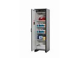Sicherheitsschrank Typ 30 asecos Q-CLASSIC-30, Flügeltür, Anschlag links, Front asecos Silber, B 564 x T 620 x H 1947 mm