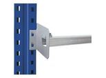 Schulte Lagertechnik Durchschubsicherung für Palettenregale, für Holmlänge 3600 mm, Palettenüberstand 75 mm, verzinkt