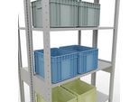 SCHULTE Lagertechnik - Stecks.Doppelgrundregal Typ 150 - 2500x1000x2x300 mm 2x6 Böden