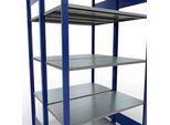 SCHULTE Lagertechnik - Stecks.Doppelgrundregal Typ 150 - 2000x1000x2x500 mm 2x5 Böden