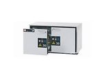 Sicherheits-Unterbauschrank Typ 30 asecos UB-S-30, 2 Schubladen, Front Lichtgrau, B 1102 x T 574 x H 600 mm