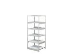 Komplettregal PROGRESS 500 T, Grundfeld, ohne Rückwand, H 1900 x B 750 x T 640 mm