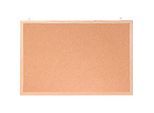 Memoboard Kork, Korktafel, Naturrahmen, 800 x 600 mm, braun