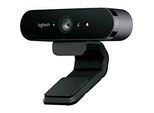 Logitech® Webkamera ConferenceCam BRIO, 4K UHD, 5x Zoom, Winkel einstellbar, Autofokus, 2 Mikrofone, Panel & Clip