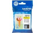 Original Brother Tintenpatrone LC-3213Y, Einzelpack, gelb