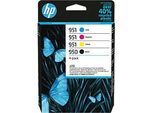 Original HP Tintenpatronen 950/951 CMYK, Mixpack, cyan, magenta, gelb, schwarz