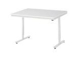 Rau Arbeitstisch Adlatus, elektrisch höhenverstellbar, 22 mm Spanplatte mit Melaminbelag, bis 150 kg, B 1250 x T 1000 x H 720-1120 mm, lichtgrau