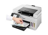 Tintenstrahl Multifunktionsdrucker Canon MAXIFY GX6550, 3-in-1, USB/WLAN, Auto-Duplex/Mobildruck/Cloud, bis A4, schwarz-weiss, inkl. CMYK-Tintenflaschen