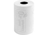 Thermorolle Exacompta, rückseitig bedruckt, 1-lagig, 55 g/m², L 18 m x B 57 mm, Ø 40 mm, 10 Rollen, weiss