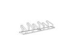 Bügelparker WSM, 1-seitig, für Reifen bis B 55 mm, B 2100 x T 1850 x H 500 mm, Stahl feuerverzinkt, 6 Einstellplätze, zerlegt