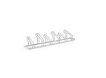 Bügelparker WSM, 1-seitig, für Reifen bis B 55 mm, B 2100 x T 1850 x H 415 mm, Stahl feuerverzinkt, 6 Einstellplätze, montiert