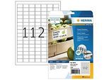Herma Power-Etiketten Nr. 10916, 25,4 x 16,9 mm, selbstklebend, extrem stark haftend, Papier, matt, 2800 Stück