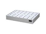 Bauer Kleingebindewanne KGW-P 2/M V4A, für Euro- und Chemiepaletten, Edelstahl, L 800 x B 600 x H 120 mm, bis 100 kg, mit Lochblech-Rost