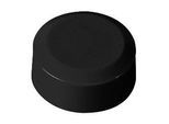 Rundmagnete MAUL, Kunststoff & Metall, Feinstruktur, Haftkraft 170 g, ø 15 x 7,5 mm, schwarz, 20 Stück
