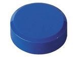 Rundmagnete MAUL, Kunststoff & Metall, Feinstruktur, Haftkraft 170 g, ø 15 x 7,5 mm, blau, 20 Stück