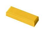 MAUL Rechteckmagnete, 53 x 18 x 10 mm, 20 Stück, gelb