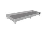 Bauer Auffangwanne VAW-4/B, L 2400 B x 800 x H 250 mm, bis 241 l, Edelstahl, unterfahrbar