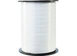 Geschenkband Clairefontaine, weiß, 1 Rolle mit L 500 m x B 7 mm, Polypropylen