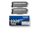 Original Brother Toner TN-2320, Doppelpack, schwarz