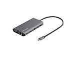 StarTech.com USB C Multiport Adapter, USB-C Mini Travel Dock with 4K HDMI or 1080p VGA, 3x USB 3.0 Hub, SD, GbE, Audio, 100W PD Pass-Through, Portable Docking Station for Laptop/Tablet - USB 3.0 Mini Dock - Dockingstation - USB-C - VGA, HDMI - 1GbE