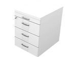 Rollcontainer ARLON OFFICE, B 420 x T 560 x H 585 mm, weiss